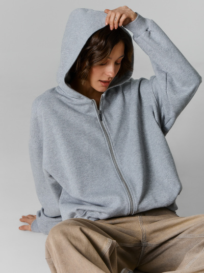 Толстовка Mark Formelle 172117/25-40059Ц-7 серый_меланж - фото 2