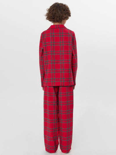 Брюки, рубашка Mark Formelle 563336/25-37728ПП-9 клетка_на_красном - фото 2