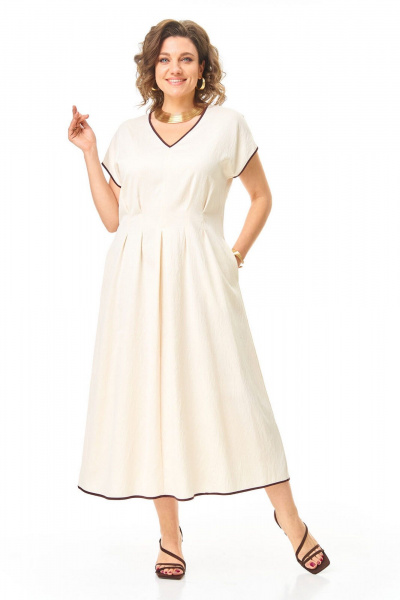 Платье VI ORO VR-1258 молоко - фото 18