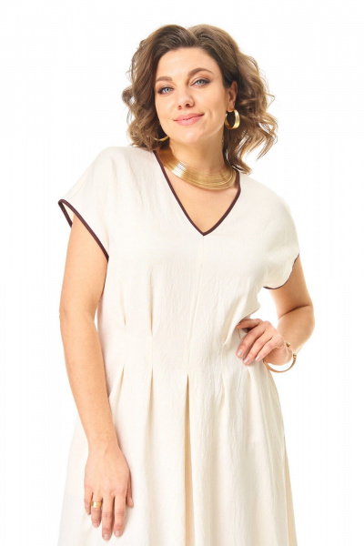 Платье VI ORO VR-1258 молоко - фото 12