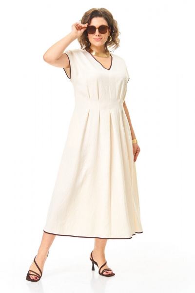 Платье VI ORO VR-1258 молоко - фото 4