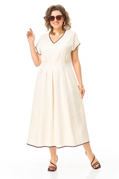 Платье VI ORO VR-1258 молоко - фото 3