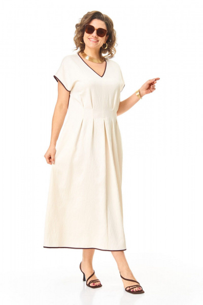 Платье VI ORO VR-1258 молоко - фото 2