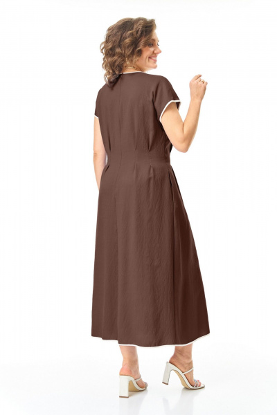 Платье VI ORO VR-1258 шоколад - фото 8