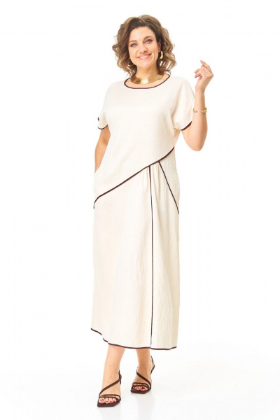 Платье VI ORO VR-1260 молоко - фото 6