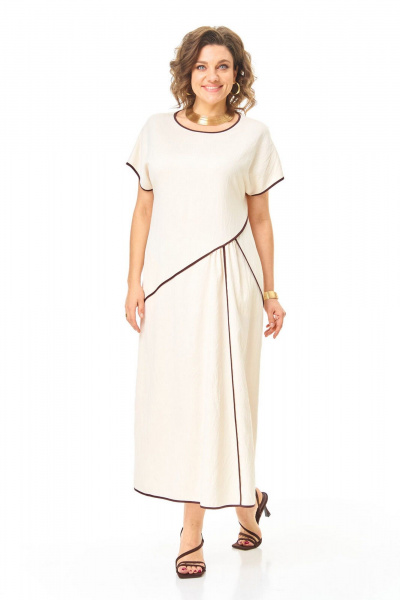 Платье VI ORO VR-1260 молоко - фото 4