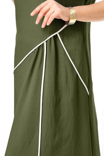 Платье VI ORO VR-1260 олива - фото 9