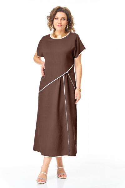 Платье VI ORO VR-1260 шоколад - фото 18
