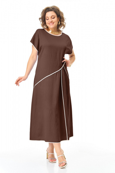 Платье VI ORO VR-1260 шоколад - фото 17