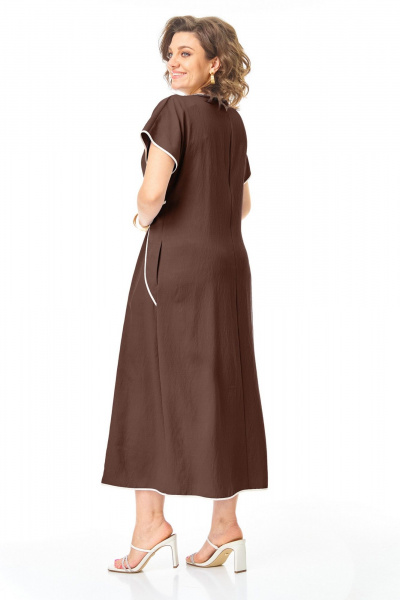 Платье VI ORO VR-1260 шоколад - фото 6