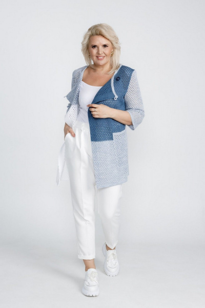 Жакет BONADI 1832 джинс - фото 1