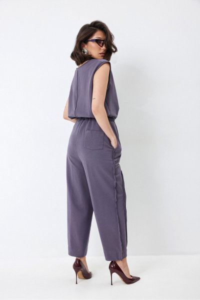 Брюки, жакет, топ ElPaiz 1331 сиреневый - фото 4