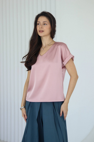 Блуза Tammi 3Т143-25/12 пудра - фото 4