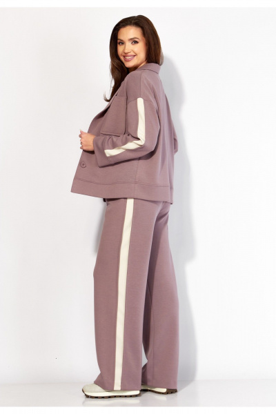 Брюки, жакет, топ TAiER 1420 тауп - фото 6