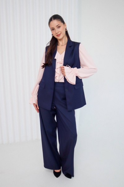 Жилет Tammi 3Т148-25/2 синий - фото 3