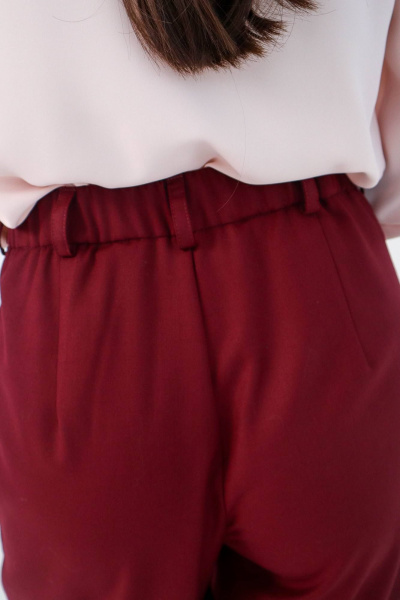 Брюки Tammi 3Т149-25/10 бордовый - фото 5