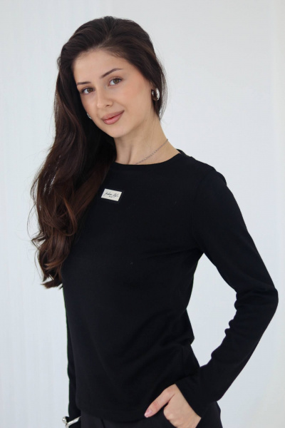 Лонгслив Tammi 3Т150-25/2 черный - фото 6