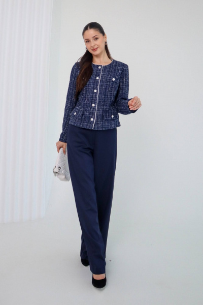 Жакет Tammi 3Т154-25/1 синий - фото 6