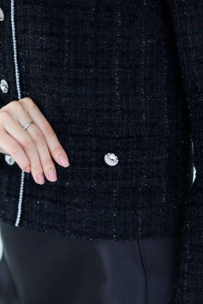 Жакет Tammi 3Т154-25/2 черный - фото 7