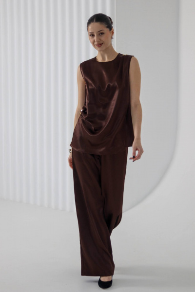 Блуза Tammi 3Т157-25/9 коричневый - фото 7