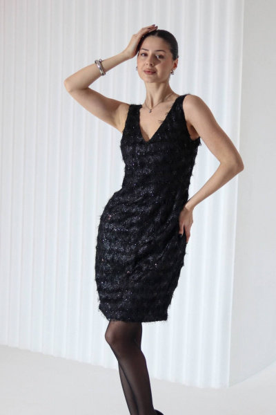 Платье Tammi 3Т158-25/2 черный - фото 3