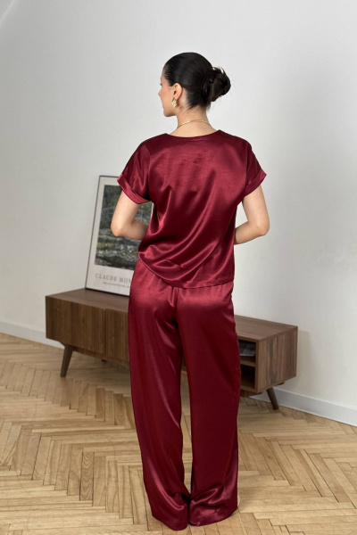 Брюки Tammi 3Т93-24/10 бордовый - фото 6