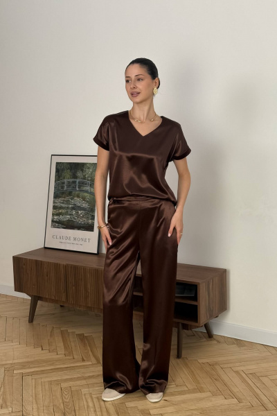 Брюки Tammi 3Т93-24/9 коричневый - фото 4