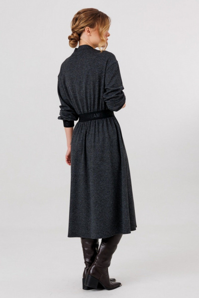 Платье Faufilure С1793 серый - фото 3