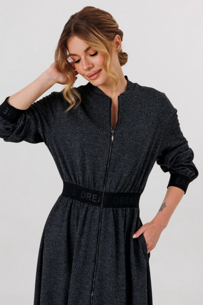 Платье Faufilure С1793 серый - фото 2