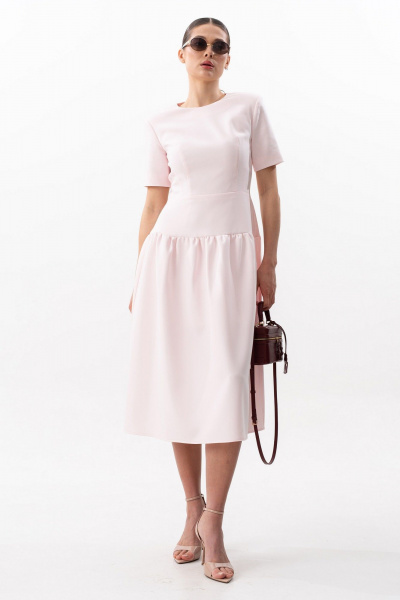 Платье SILVERSPICE S-5642 розовый - фото 1