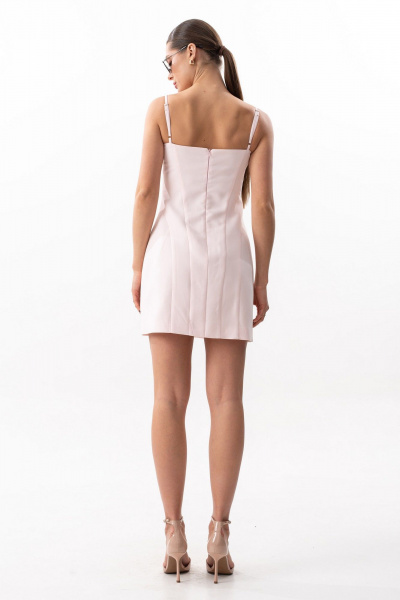 Платье SILVERSPICE S-5641 розовый - фото 4