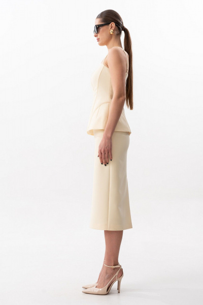 Юбка SILVERSPICE S-4616 желтый - фото 3