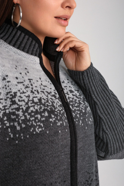 Кардиган BONADI 1970 серый - фото 7