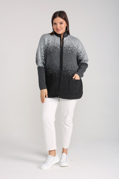 Кардиган BONADI 1970 серый - фото 3