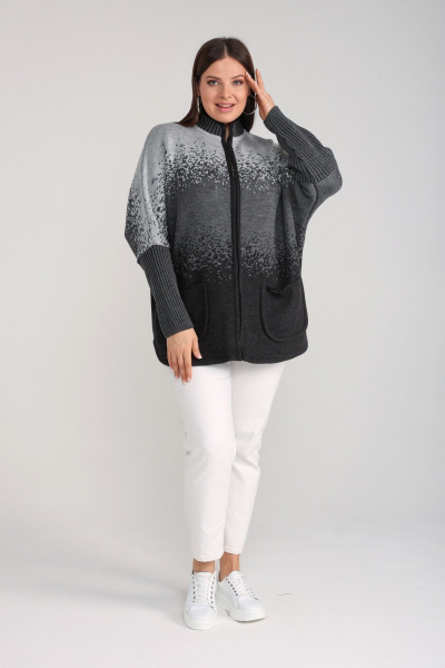 Кардиган BONADI 1970 серый - фото 2