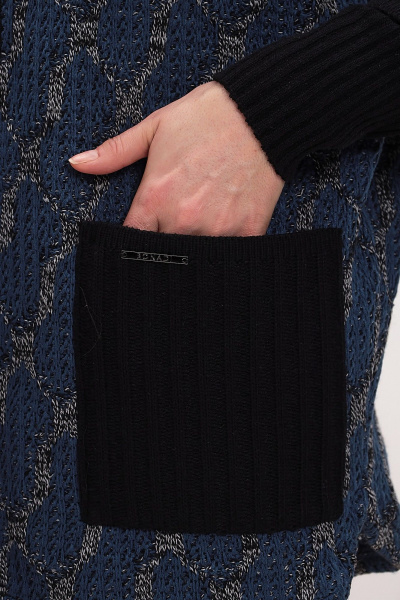 Кардиган BONADI 1980 синий - фото 4