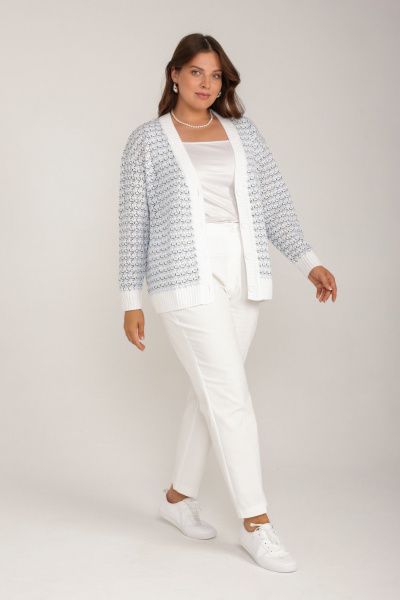 Кардиган BONADI 2055 голубой - фото 7