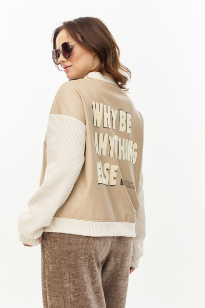 Жакет AVE RARA 1071 бежевый - фото 4