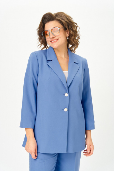 Брюки, жакет Vilena 1094 джинс - фото 11