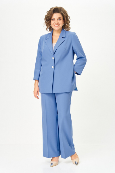 Брюки, жакет Vilena 1094 джинс - фото 1