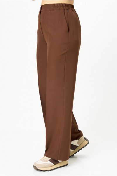 Брюки, жакет Vilena 1094 молочный_шоколад - фото 7