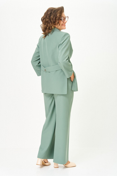 Брюки, жакет Vilena 1094 полынь - фото 5