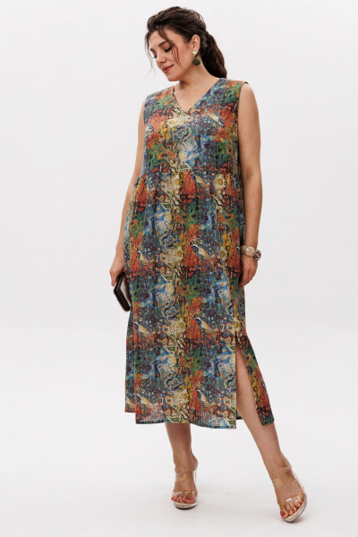 Платье Anelli 1629 калейдоскоп - фото 7