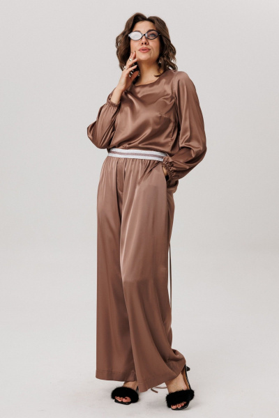 Брюки Anelli 1734 карамель - фото 8