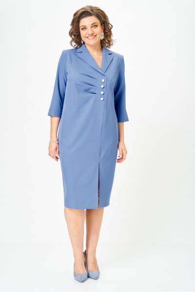 Платье Vilena 1132 джинс - фото 9