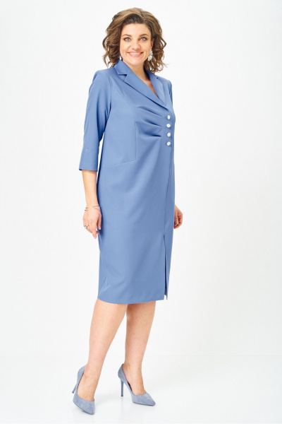 Платье Vilena 1132 джинс - фото 8