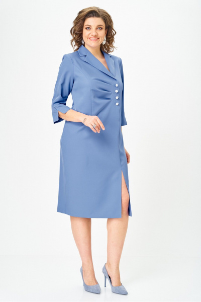 Платье Vilena 1132 джинс - фото 7