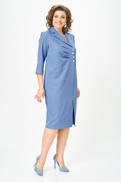 Платье Vilena 1132 джинс - фото 2