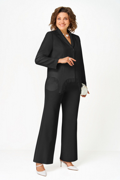 Брюки, жакет Vilena 1137 черный - фото 1