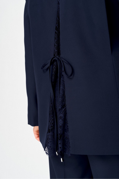 Брюки, жакет Vilena 1138 темно-синий - фото 5